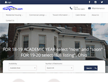 Tablet Screenshot of housinghotlink.com